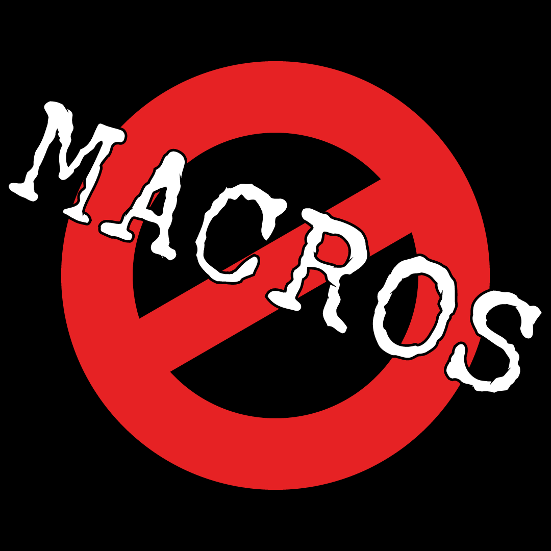 No Counting Macros