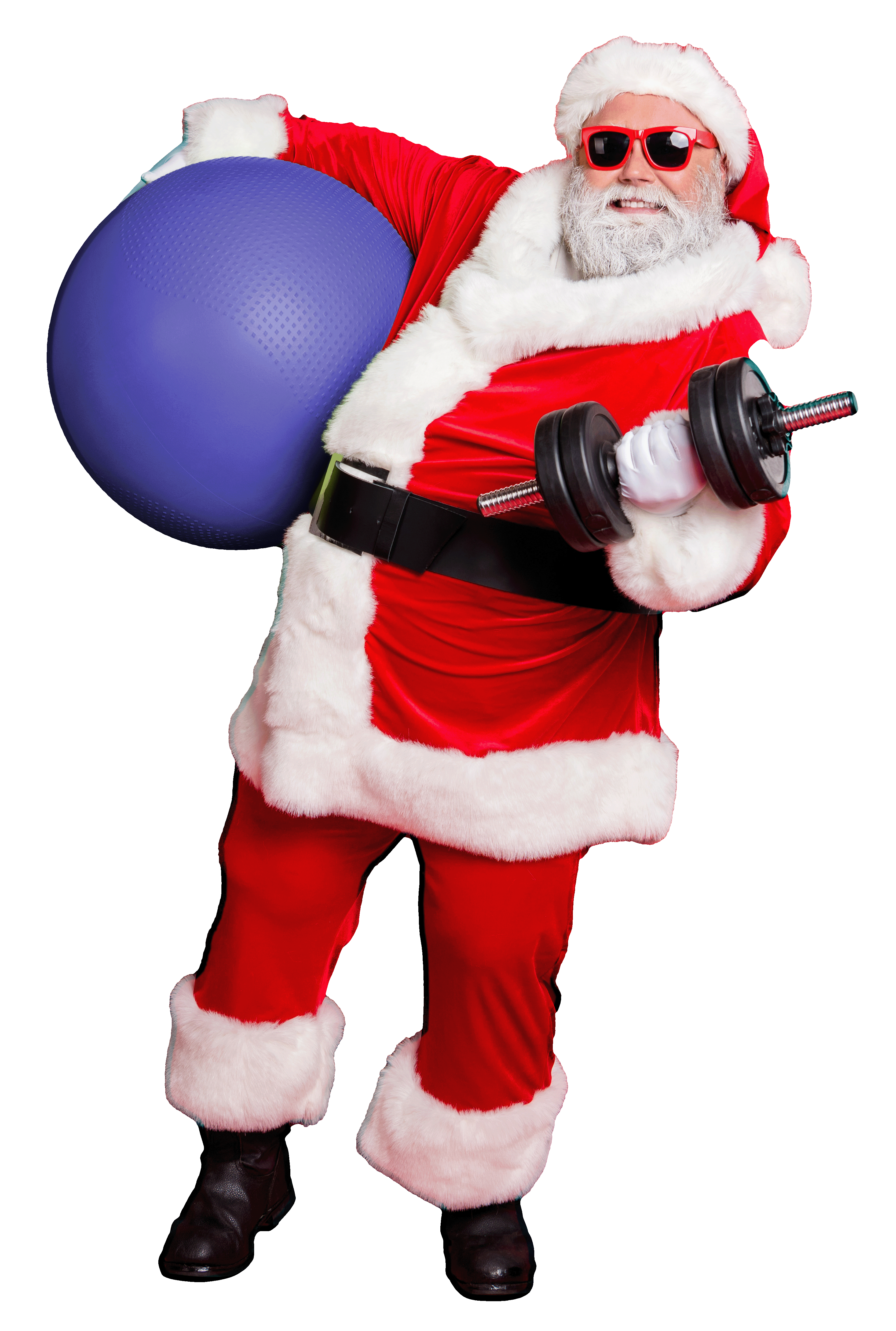 Santa With Weights