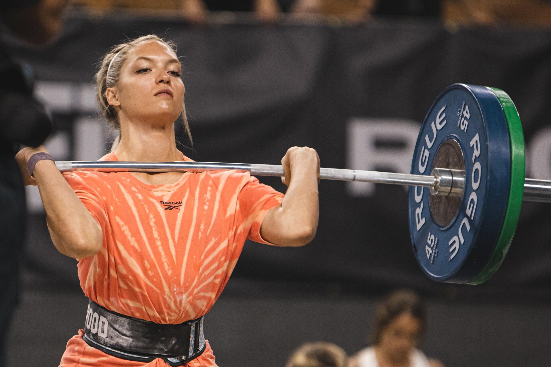Haley Adams training photo