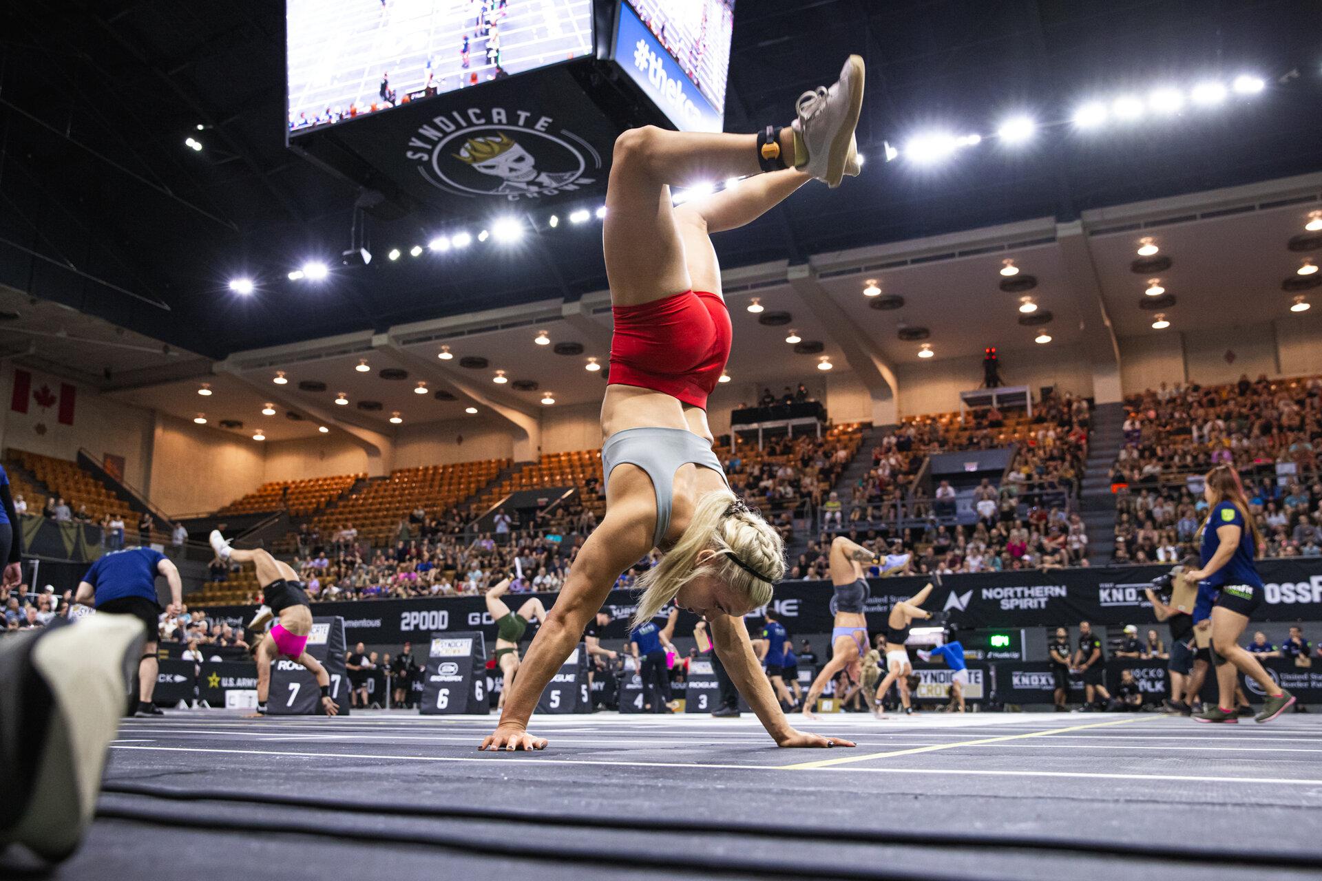 Haley Adams training photo