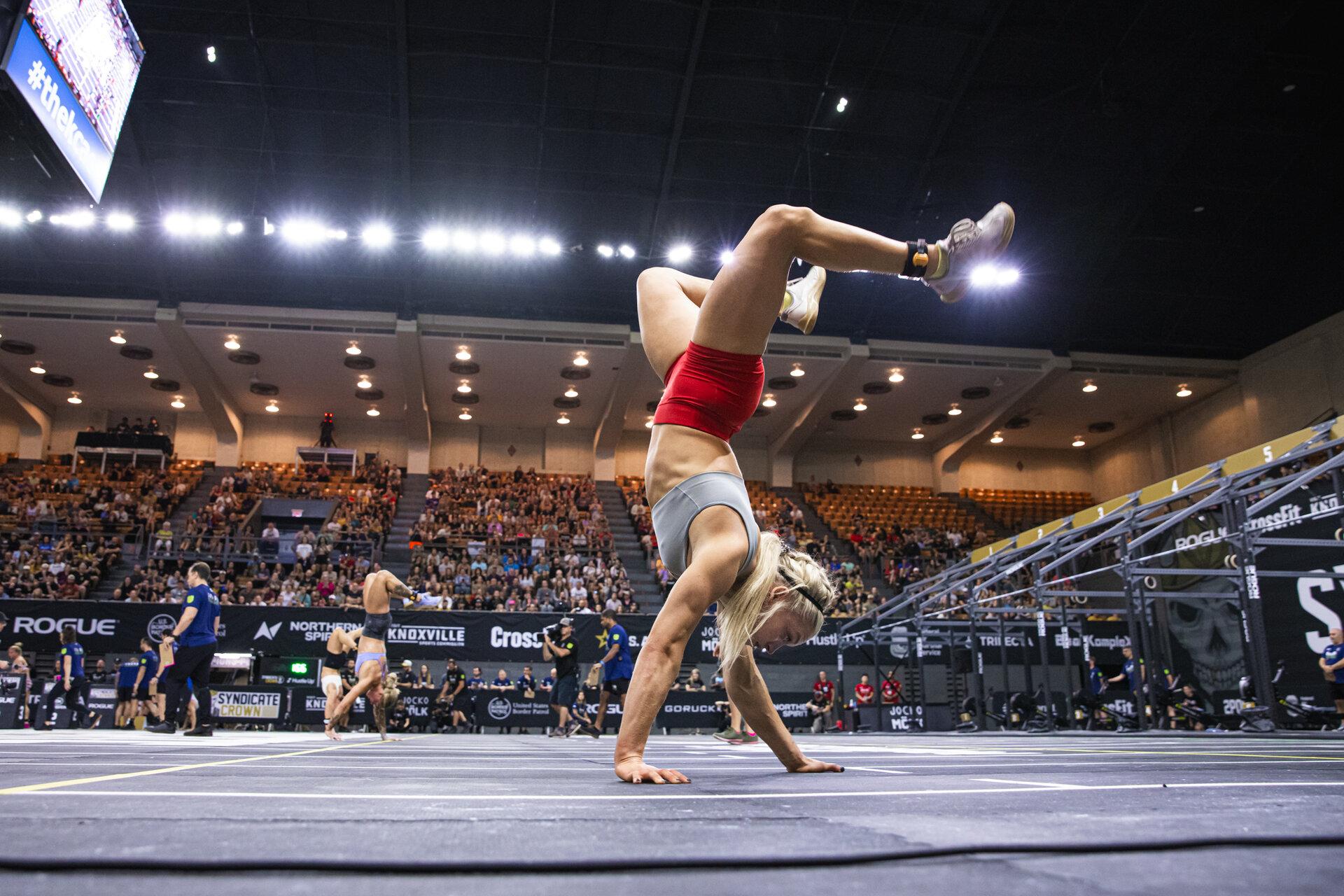 Haley Adams training photo