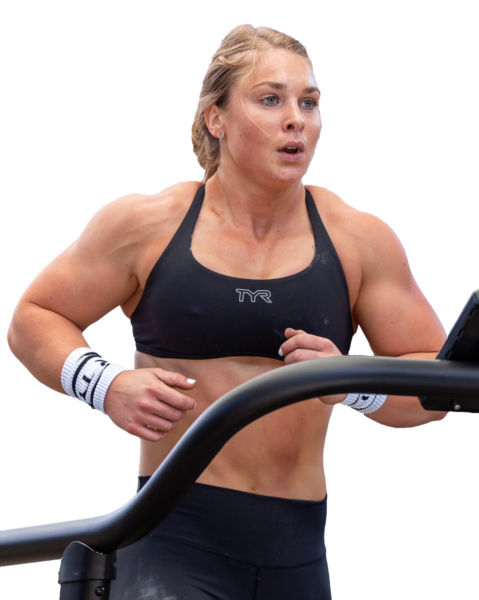 Athlete demonstrating increased strength