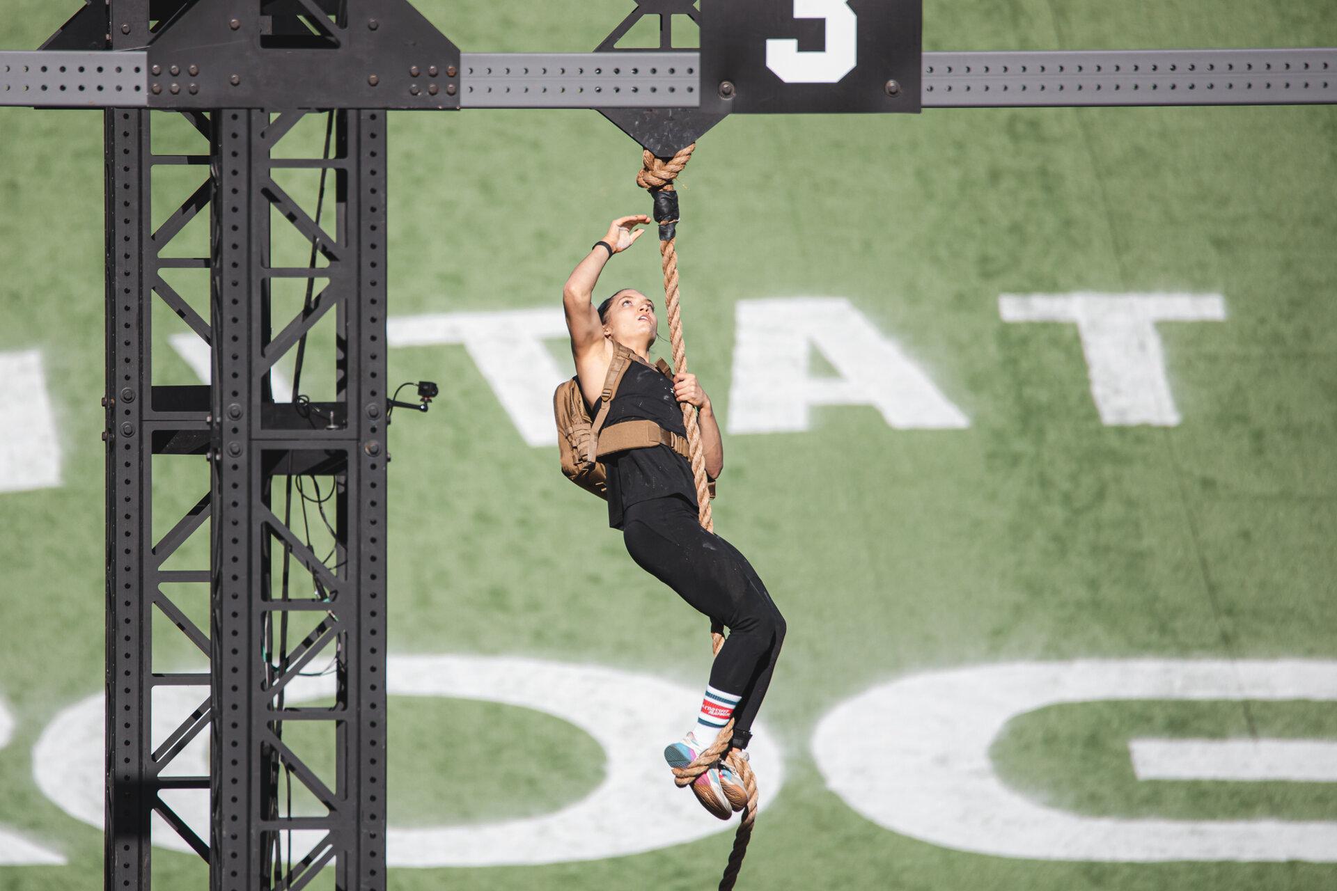Haley Adams training photo