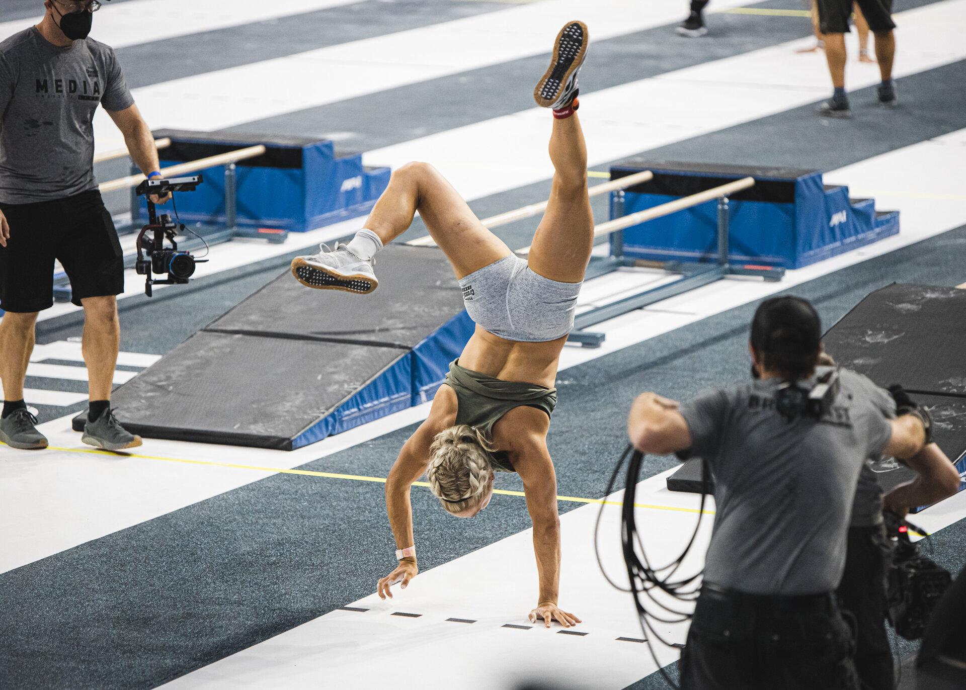Haley Adams training photo