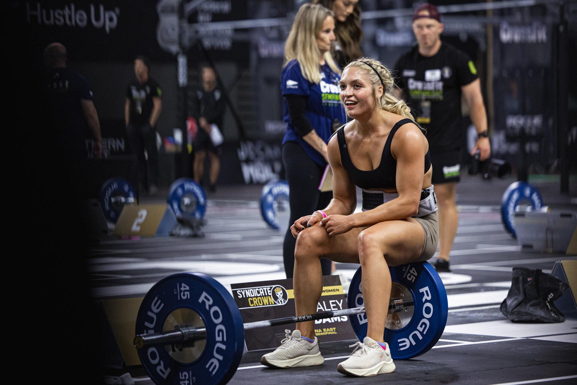 Haley Adams training photo