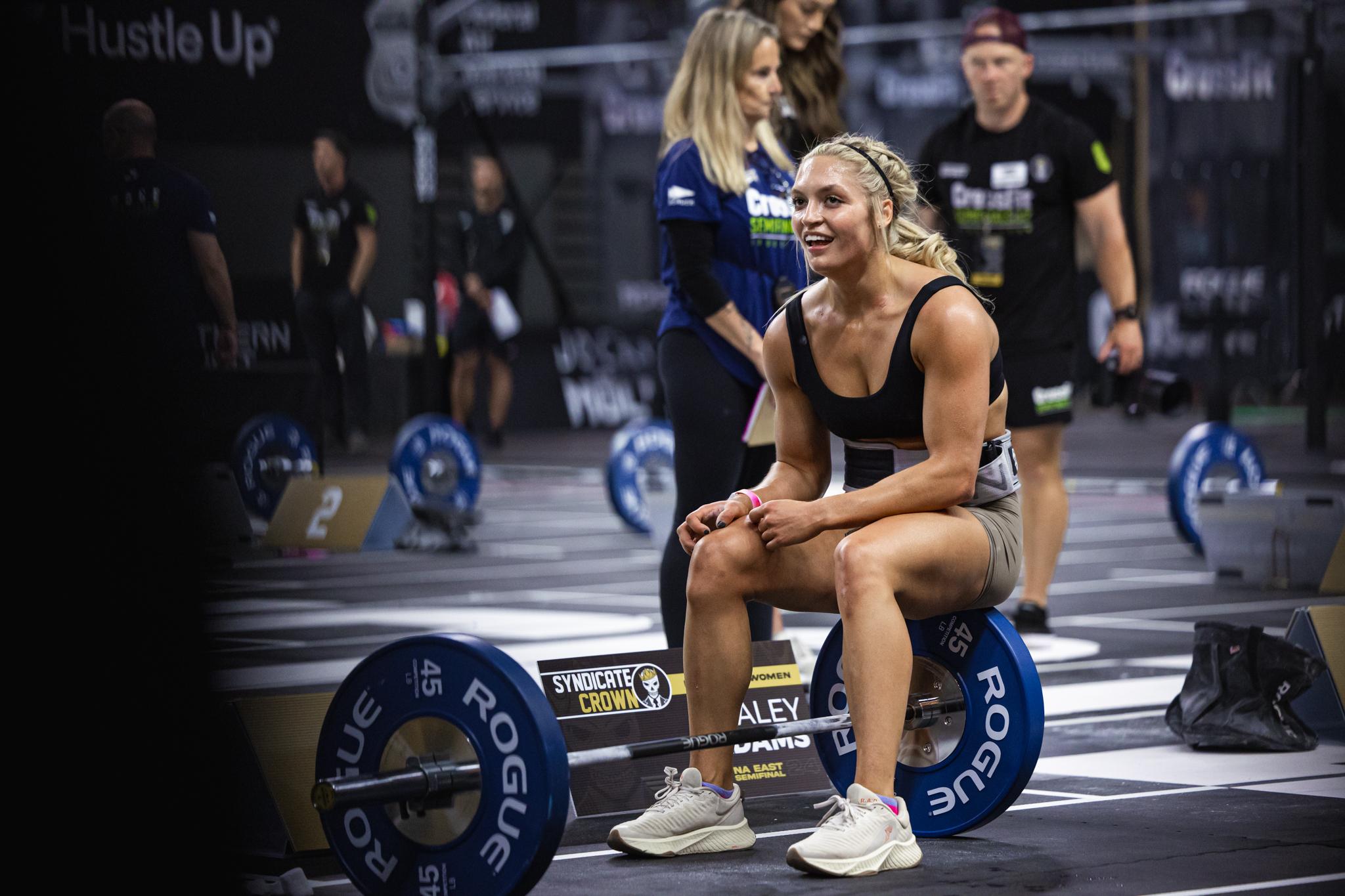 Haley Adams training photo