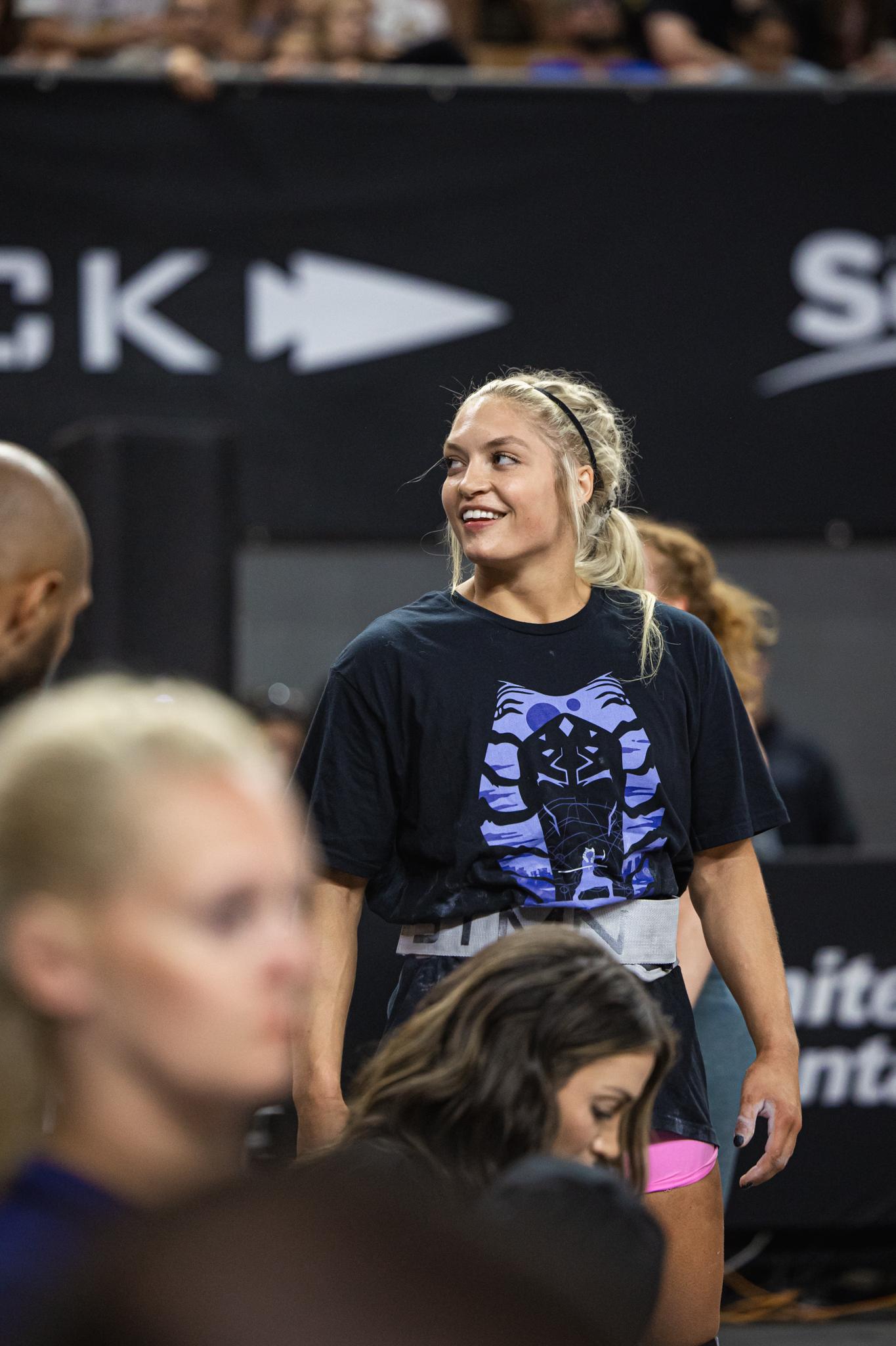 Haley Adams training photo