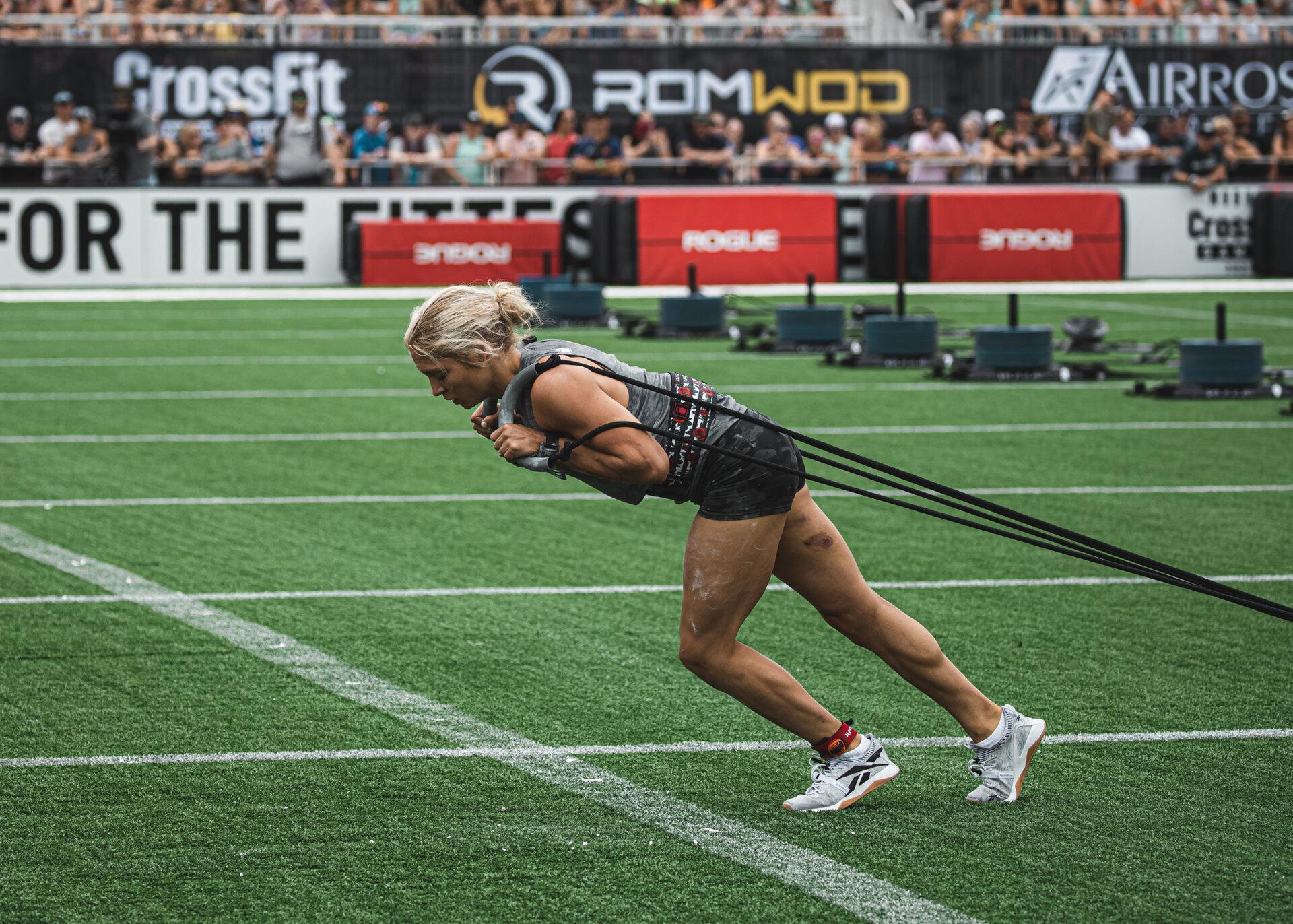 Haley Adams training photo