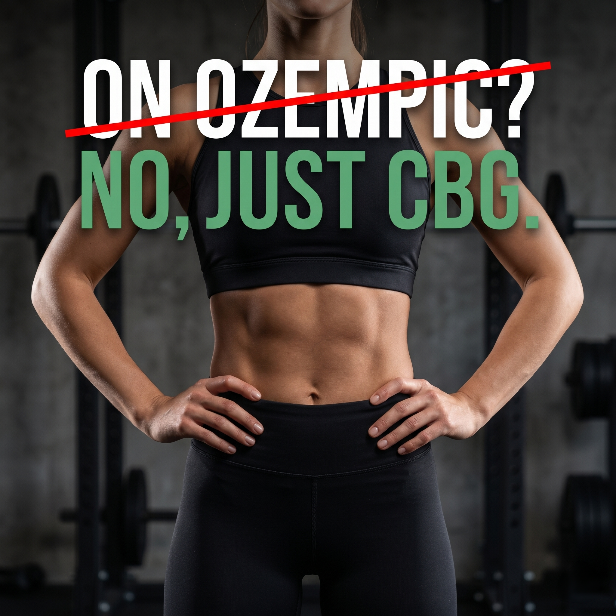 On Ozempic? No, just CBG
